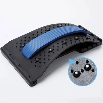 Back Stretcher Multi-Level Adjustable Massager Waist Neck Fitness Lumbar Cervical Spine Cervical Spine Support Massager